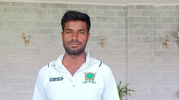 Akash Kumar Choudhary scored an 11-ball 50 for Meghalaya
