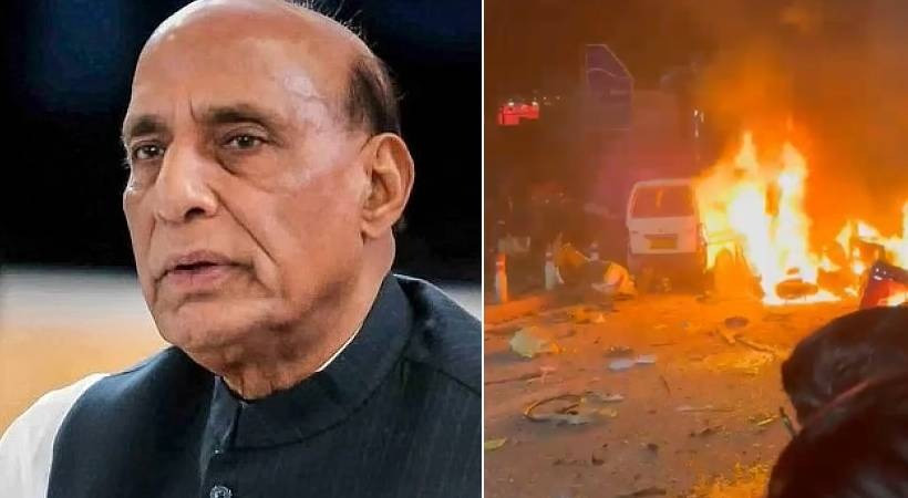 Rajnath Singh vows action after Delhi explosion