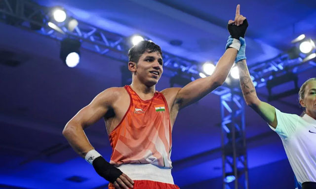 Indian boxer Hitesh Gulia