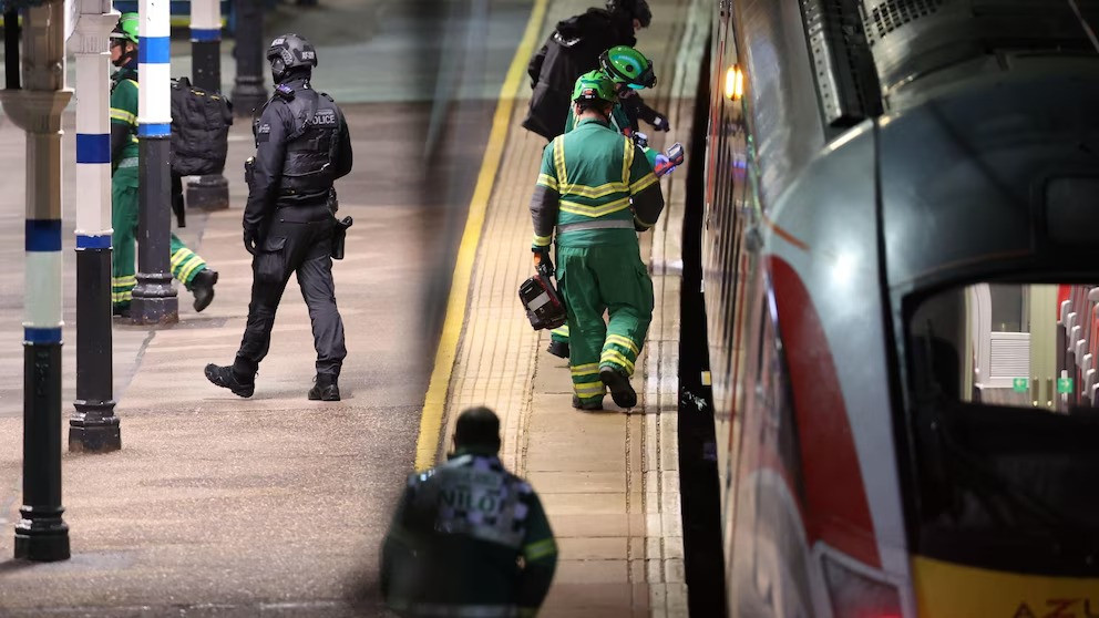 UK train stabbing leaves 10 injured, nine critical; two suspects arrested