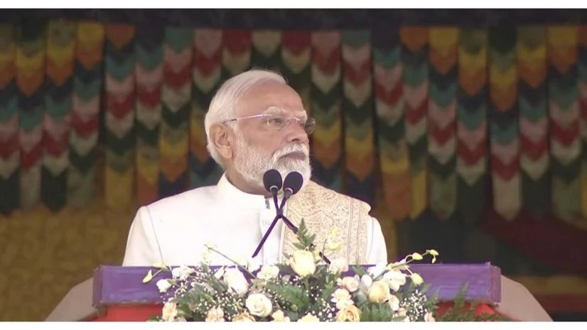 Modi is speaking in Bhutan. From the Prime Minister's X handle