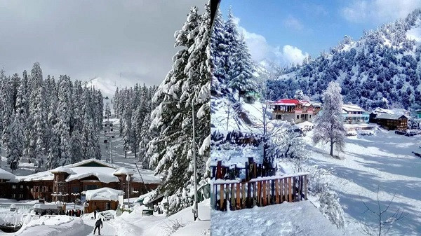 Snowfall forecast in kashmir