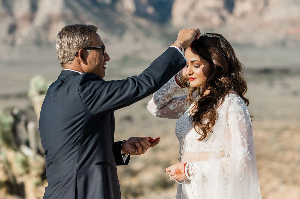 Sujia Basu and Tnusree Chakraborty get married in the US