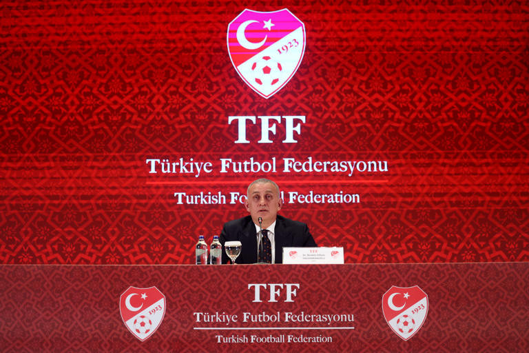 Turkish Football Federation president Ibrahim Haciosmanoglu