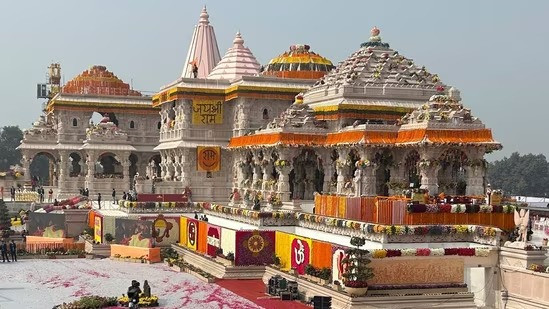 Ayodhya all decked up for grand flag hoisting to mark completion of Ram temple