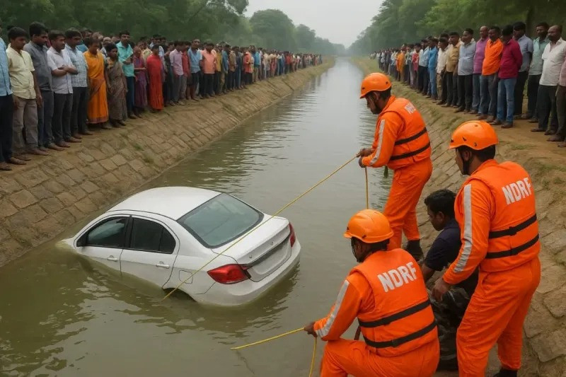 Lakhimpur kheri Road accident