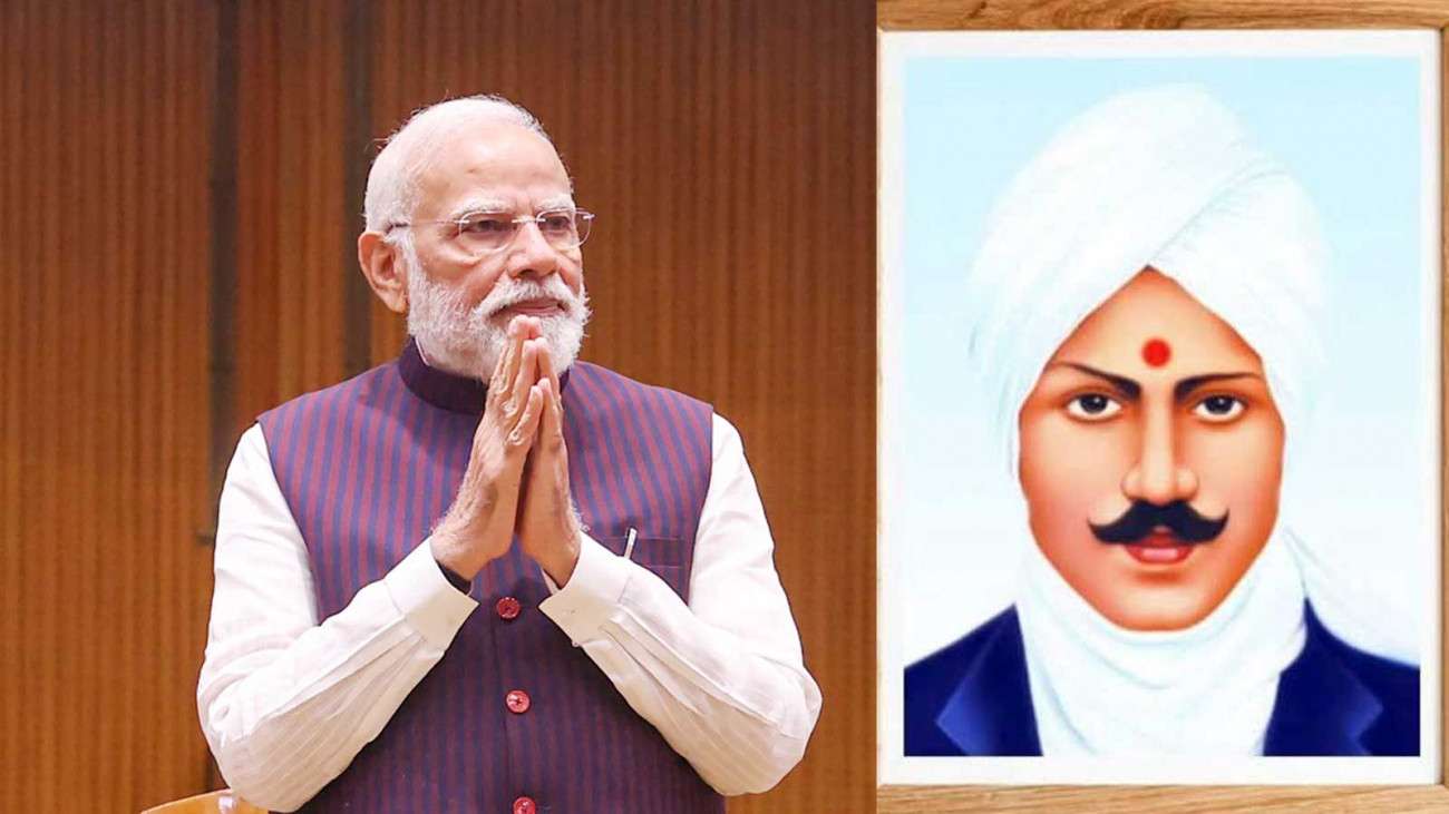 PM Modi pays tribute to Mahakavi Subramania Bharati