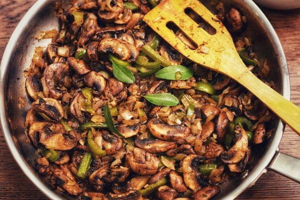 Mushroom Pepper Fry