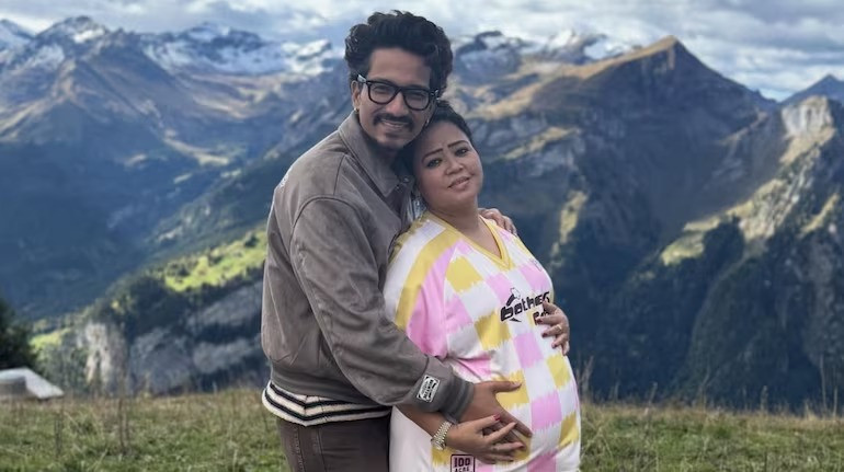 Comedian Bharti Singh and her husband Harssh Limbachiyaa