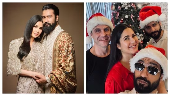 Vicky Kaushal and Katrina Kaif  Celebrate Christmas