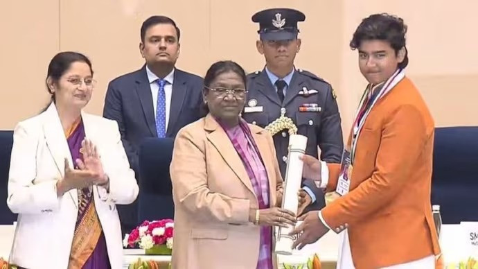 Vaibhav Suryavanshi conferred National Children's Award by President Murmu