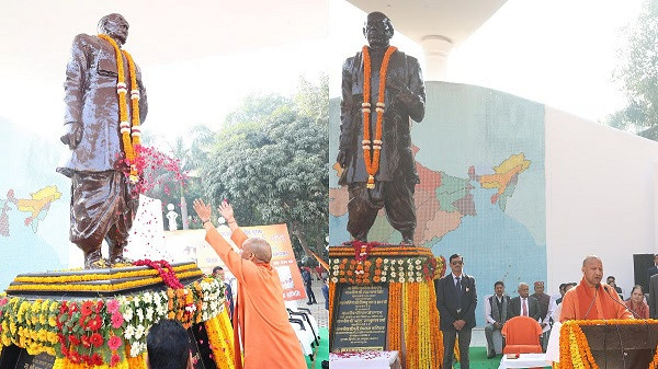 Yogi Adityanath pays tribute to Sardar Patel