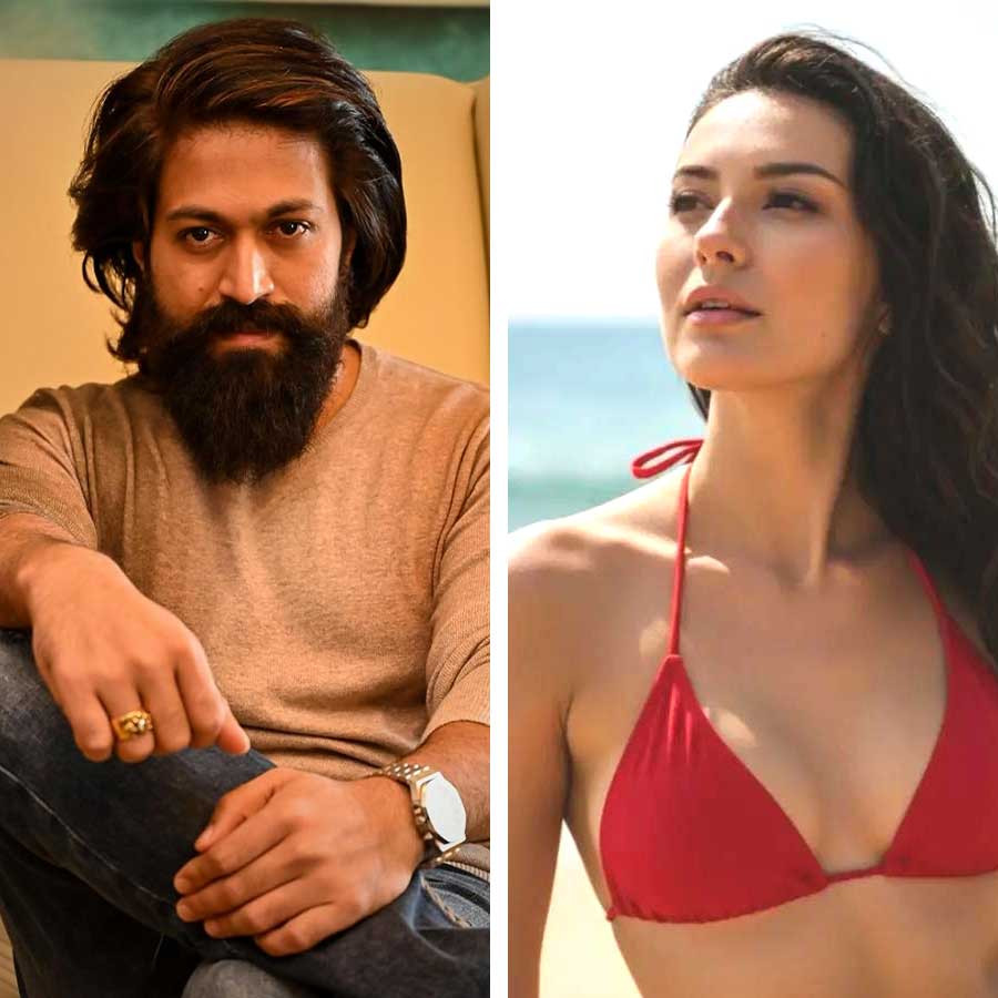 Yash  &  Brazilian model-actor Beatriz Taufenbach