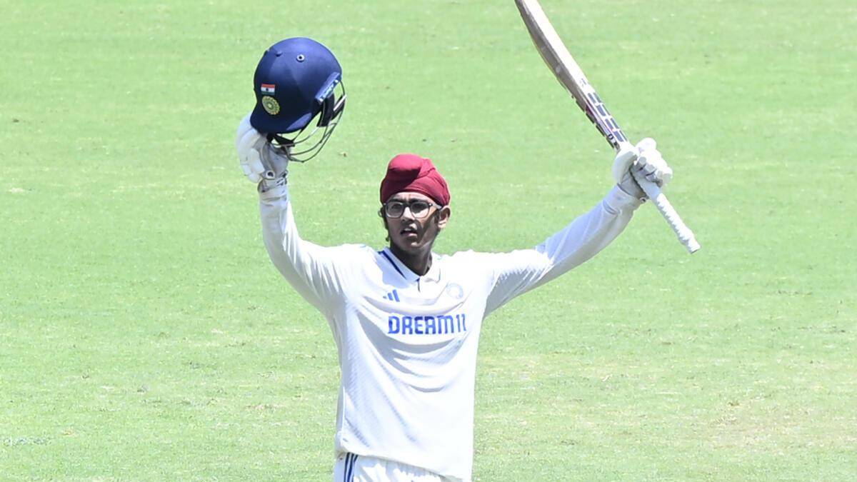 Harvansh Pangalia top-scored with a 93 in India’s win