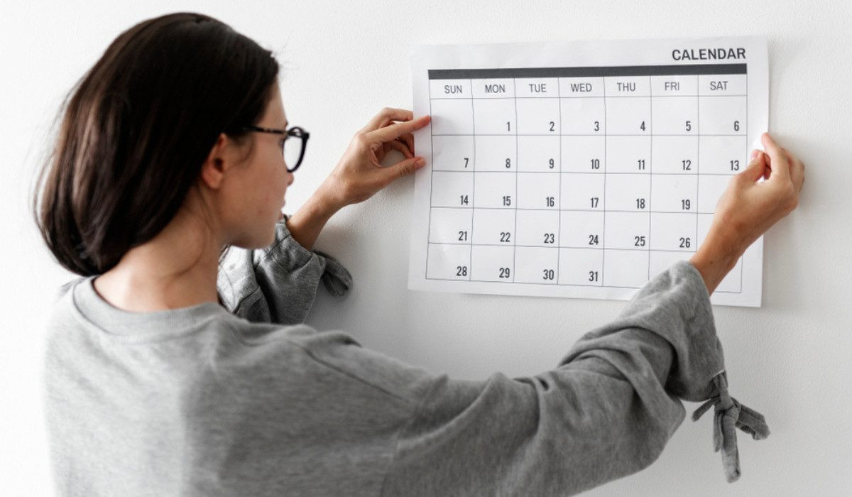 Place your calendar correctly at home