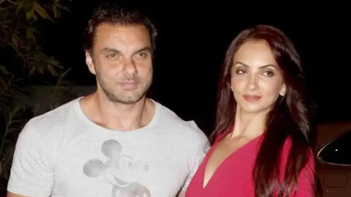 Sohail Khan and Seema Sajdeh