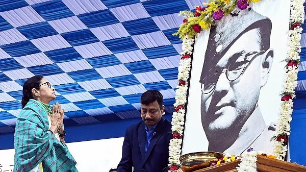 West Bengal Chief Minister Mamata Banerjee tribute to Netaji