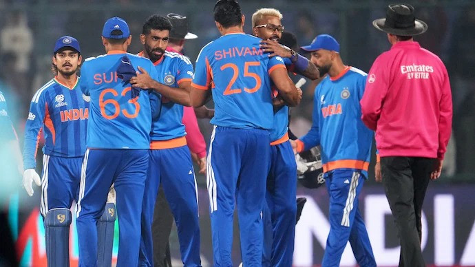 India beat Namibia by 93 runs