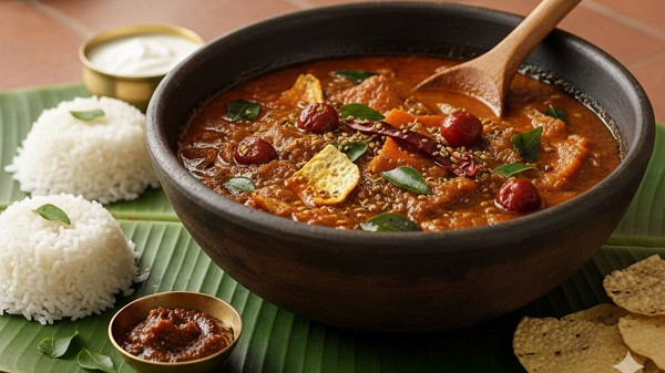 South Indian kuzhambu curry