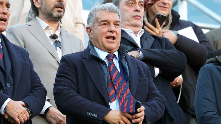 Barcelona president Joan Laporta