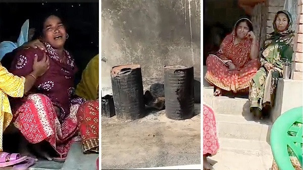 The family of the deceased minor is in tears.