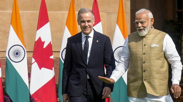 Mark Carney meets Narendra Modi