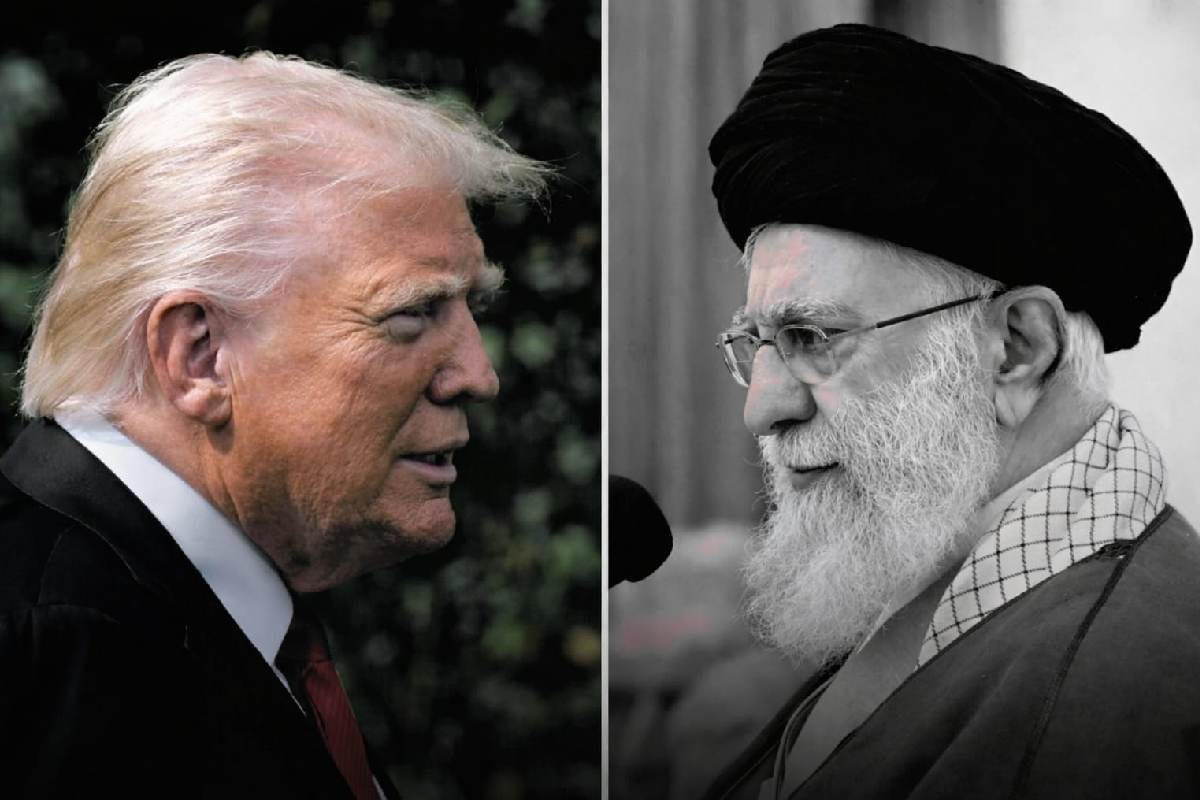 Ayatollah Khamenei. Donald Trump