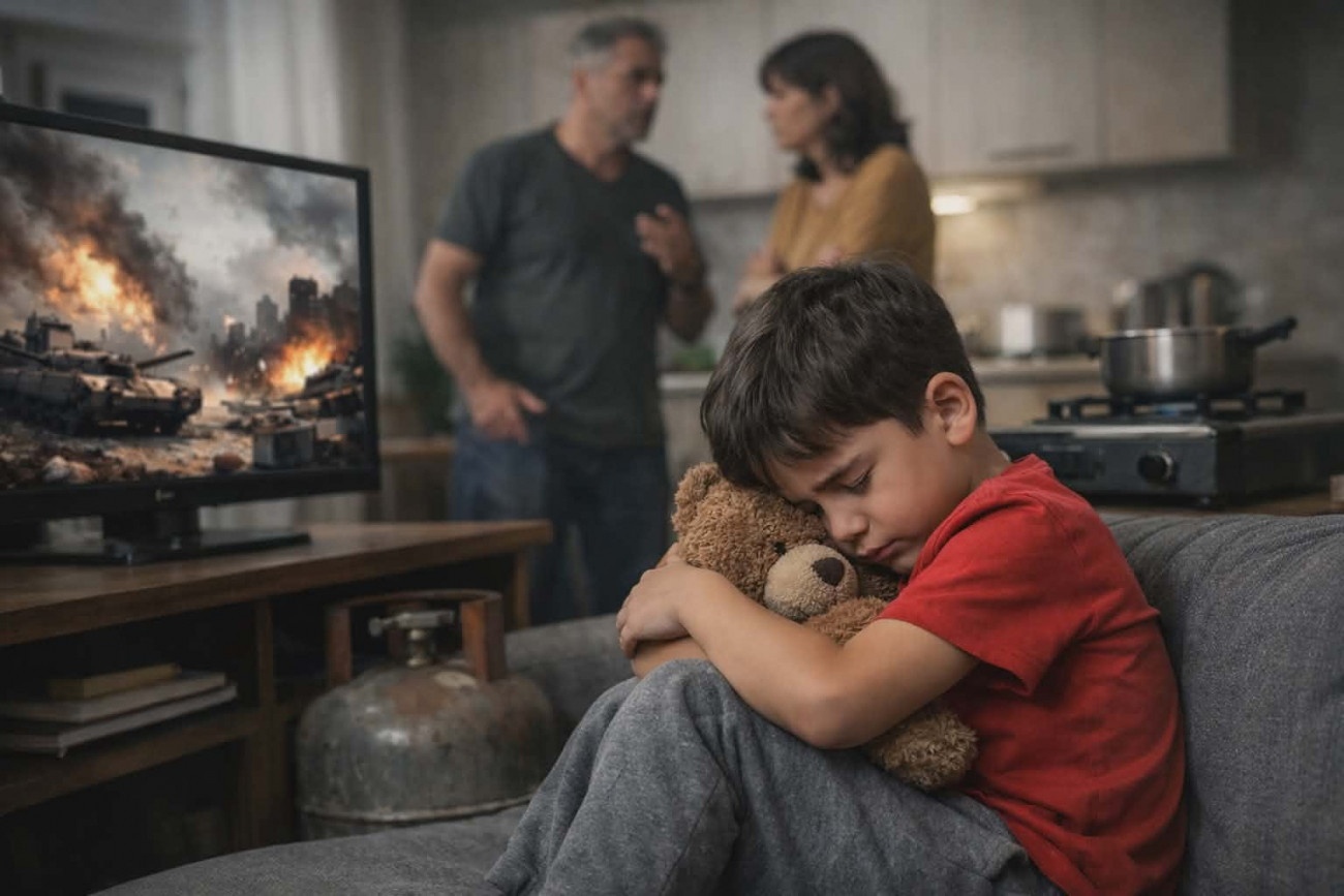 War news child anxiety