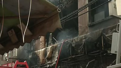 Fire breaks out Delhi's Palam