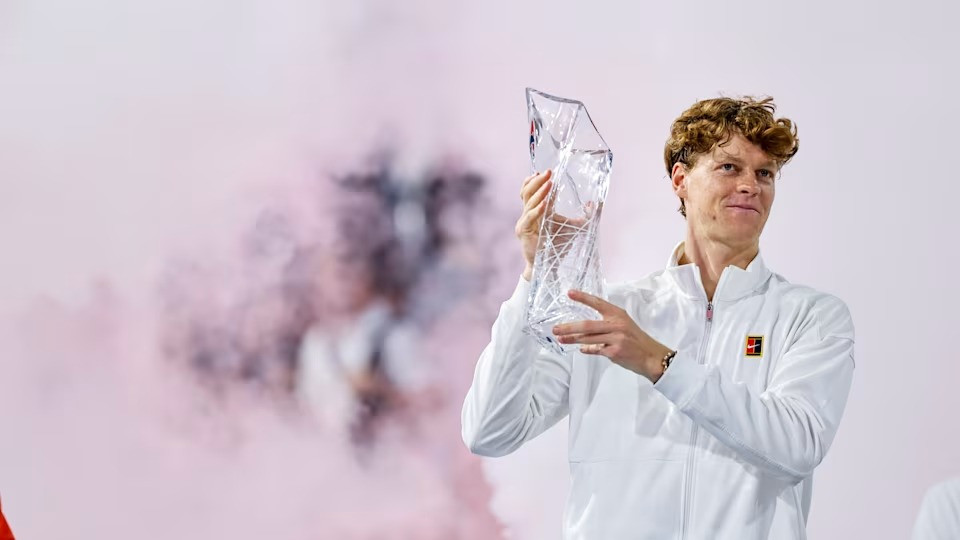 Italian tennis star Jannik Sinner