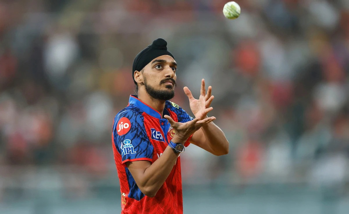 Arshdeep Singh in action for PBKS vs GT in IPL 2026