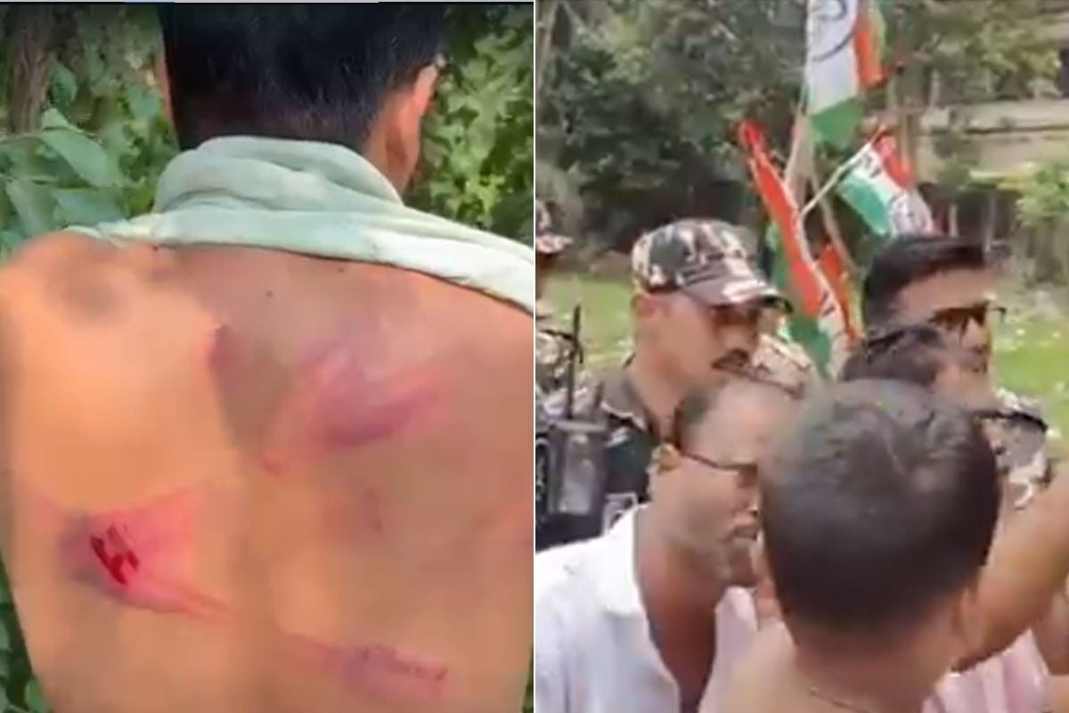 Civilians Injured by Central Forces' Batons; Mahua Expresses Outrage.