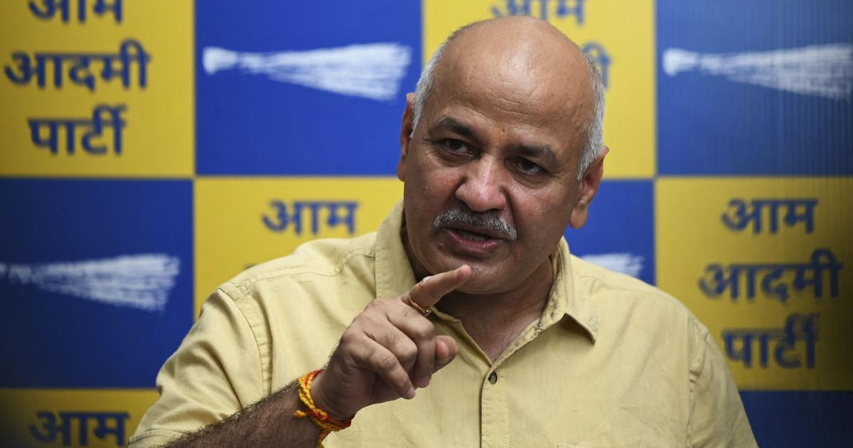 Former Delhi Deputy Chief Minister Manish Sisodia