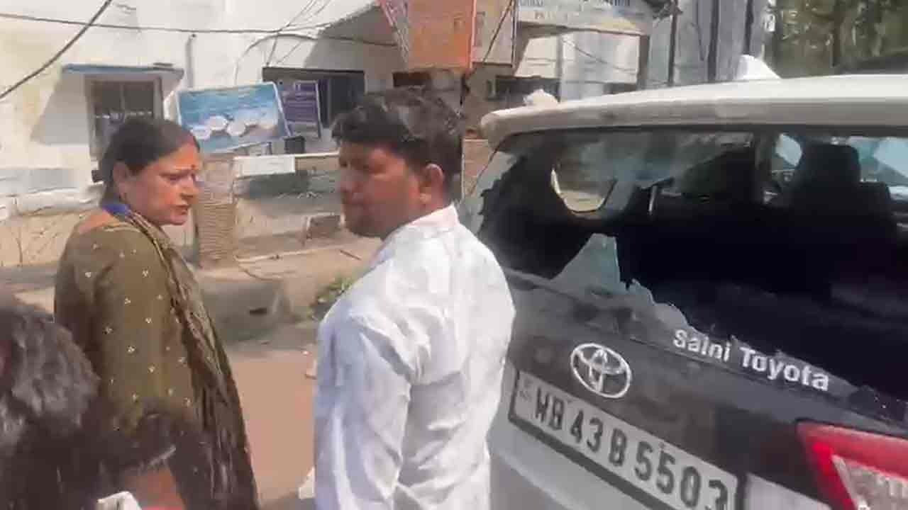 Agnimitra Paul Car Ransacked