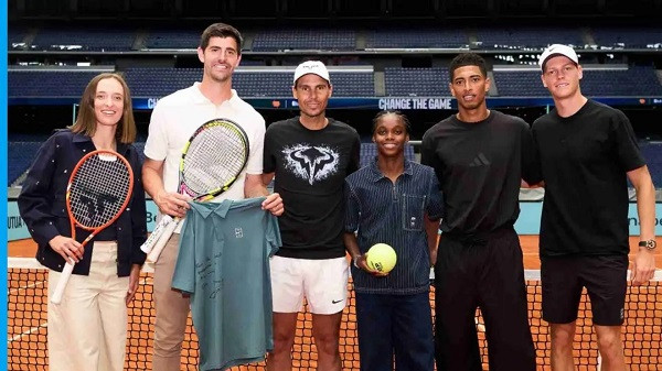 Iga Swiatek, Thibaut Courtois, Rafael Nadal, Jude Bellingham and Jannik Sinner