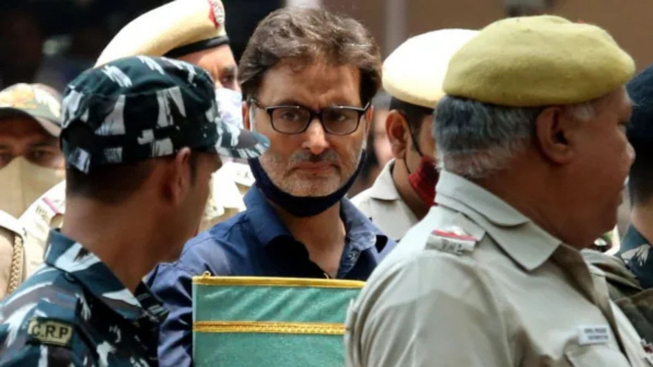 Jailed Kashmiri separatist Yasin Malik