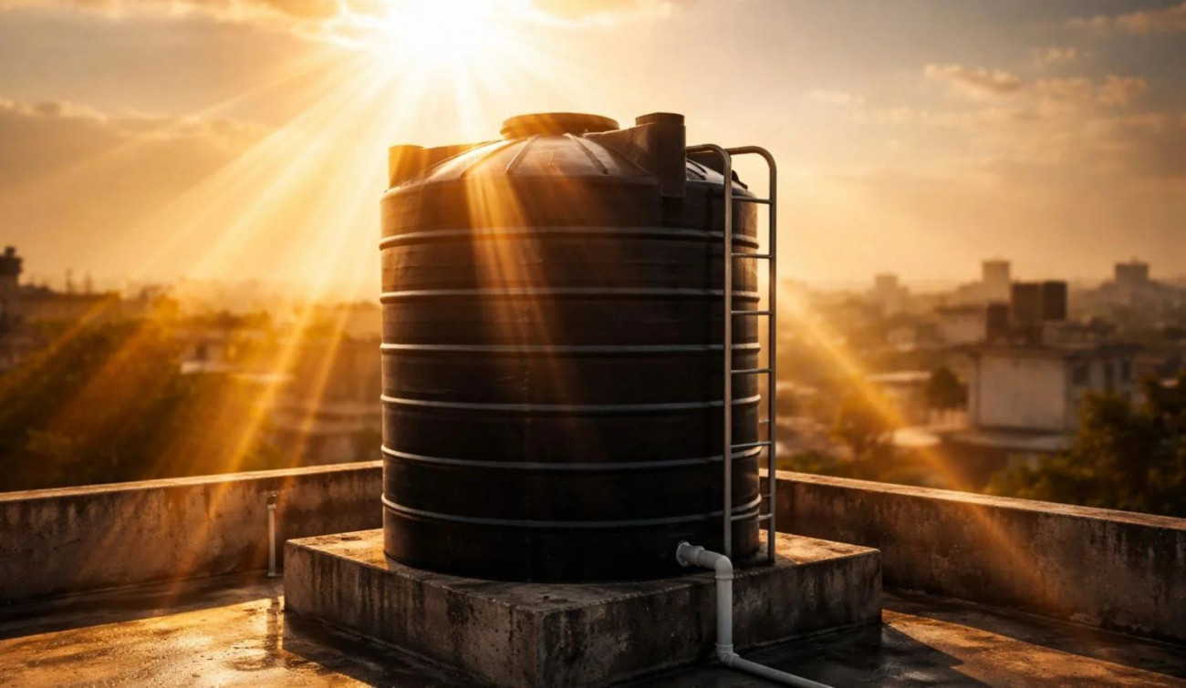 Rooftop Water Tanks Cool in Summer Tips