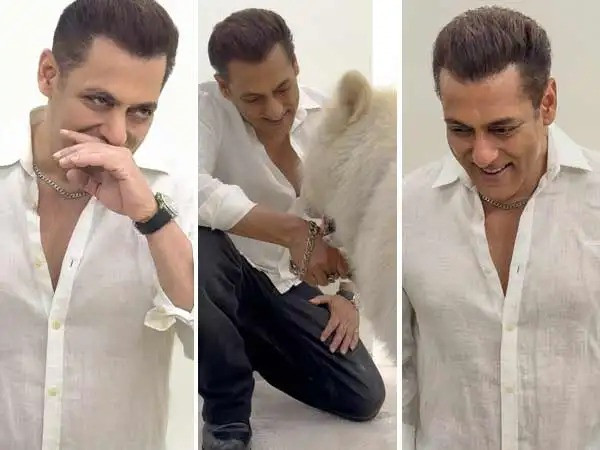 Salman Khan Drops Adorable Clicks With His Pet Dog