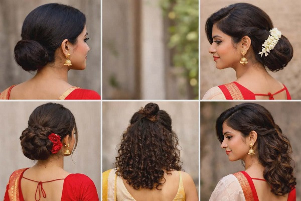 Poila Baisakh Hair Style