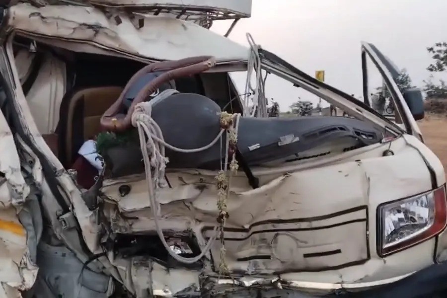 Truck-Tanker Collision In Andhra