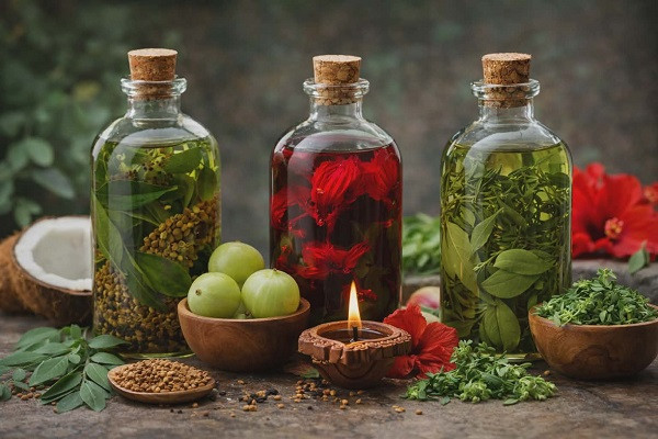 Summer Hair Care Herbal Oil