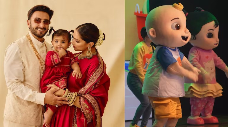 Ranveer Singh and Deepika Padukone daughter Dua attend first live show