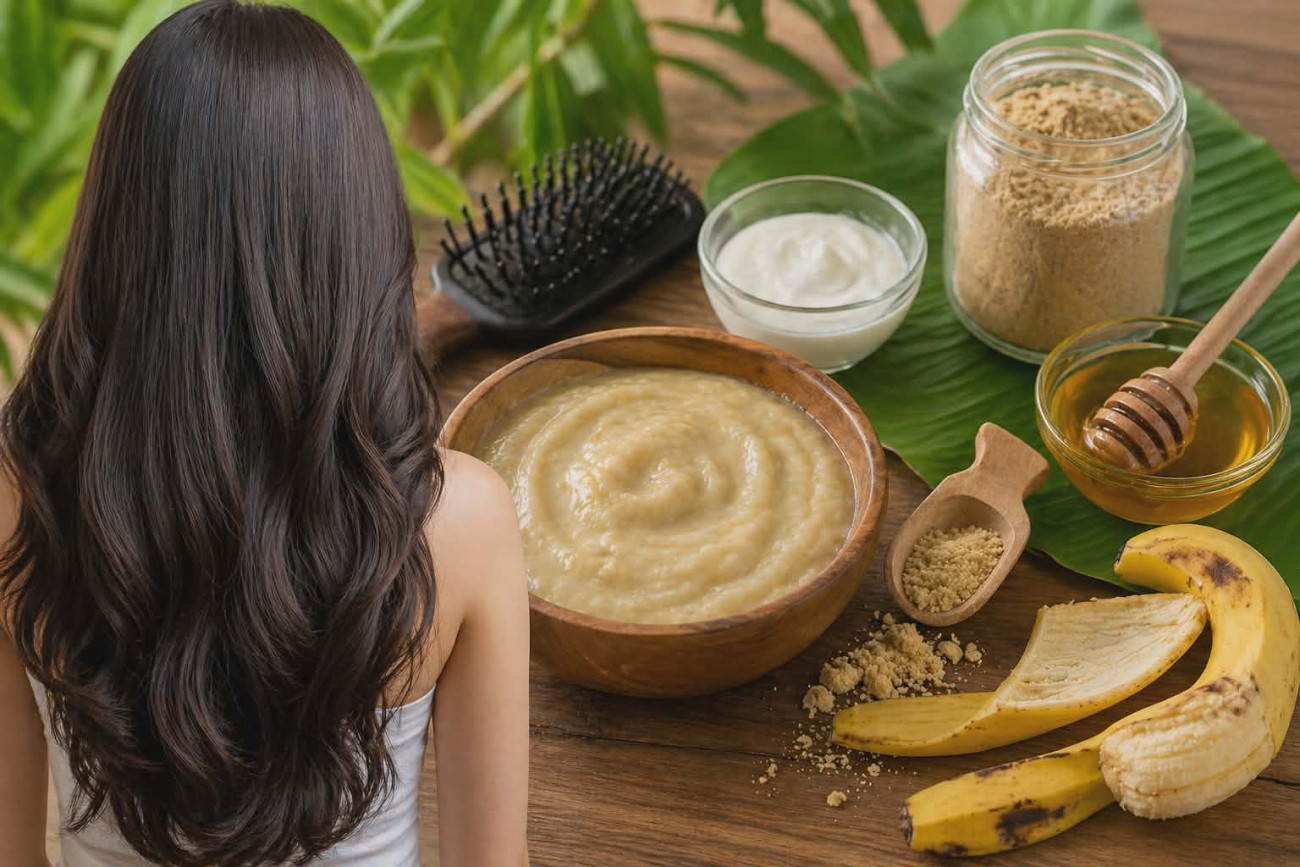 Banana Peel Hair Pack