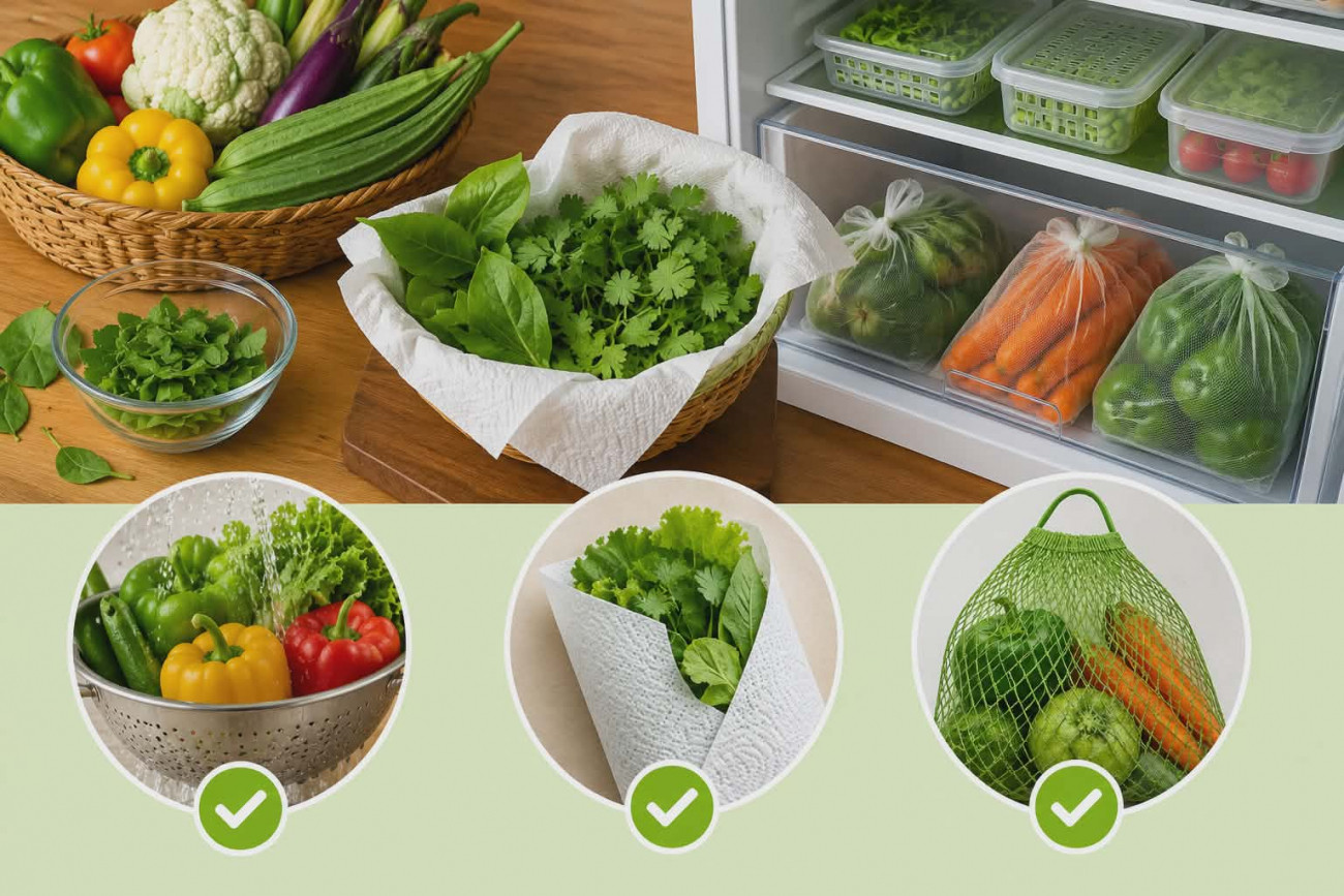 FSSAI Vegetables Storage Tips