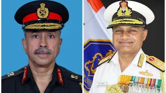 L- Lt Gen Raja Subramani | R - Vice Adm Krishna Swaminathan