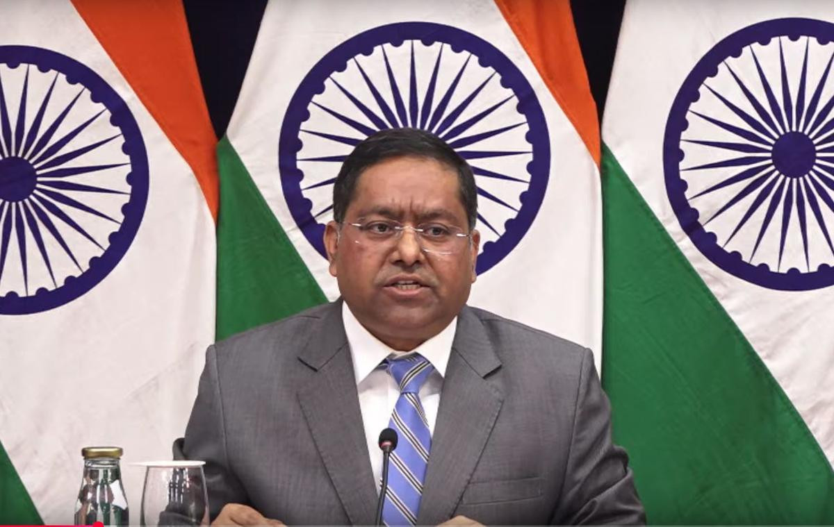 MEA spokesperson Randhir Jaiswal