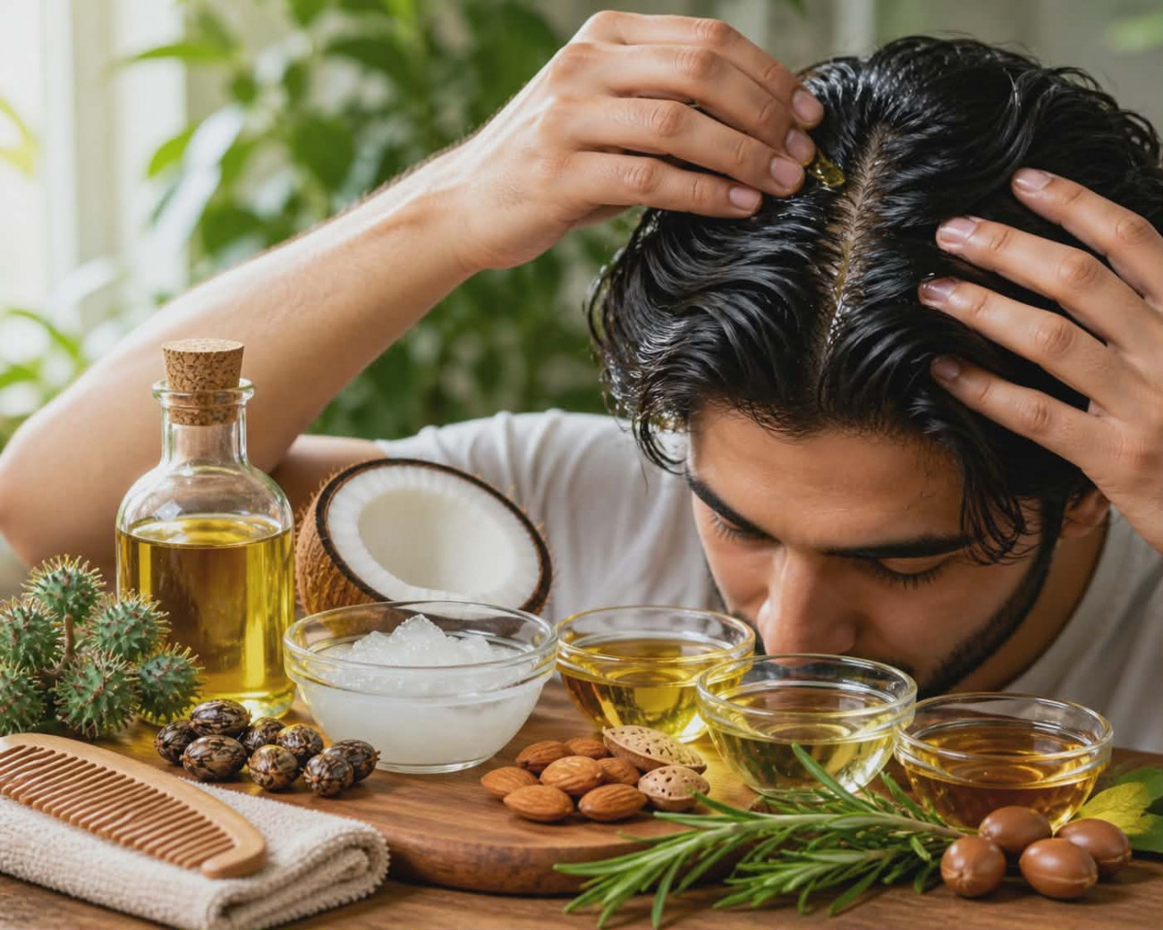 Natural Hair Oil Care Ritual