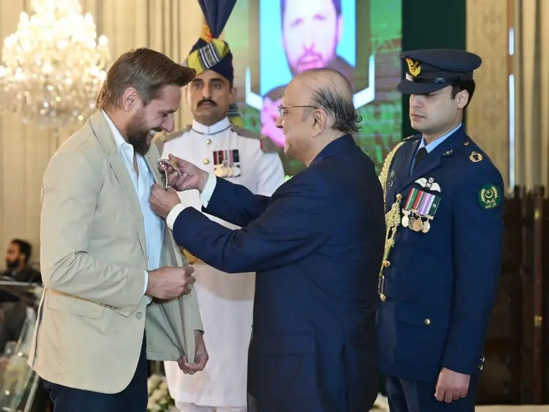 Pakistan honours Shahid Afridi with Hilal-e-Imtiaz