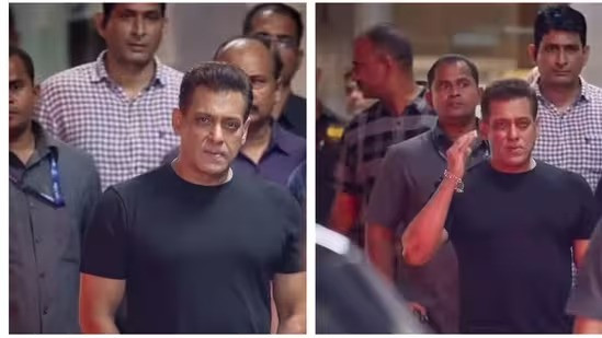 Salman Khan was spotted visiting someone at Hinduja Hospital in Mumbai