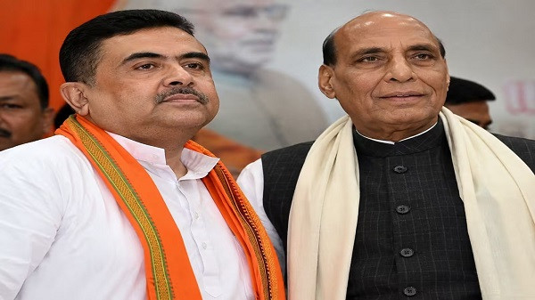 Suvendu Adhikari meets Rajnath Singh